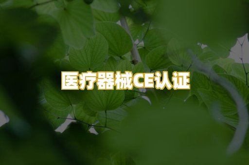 医疗器械CE认证